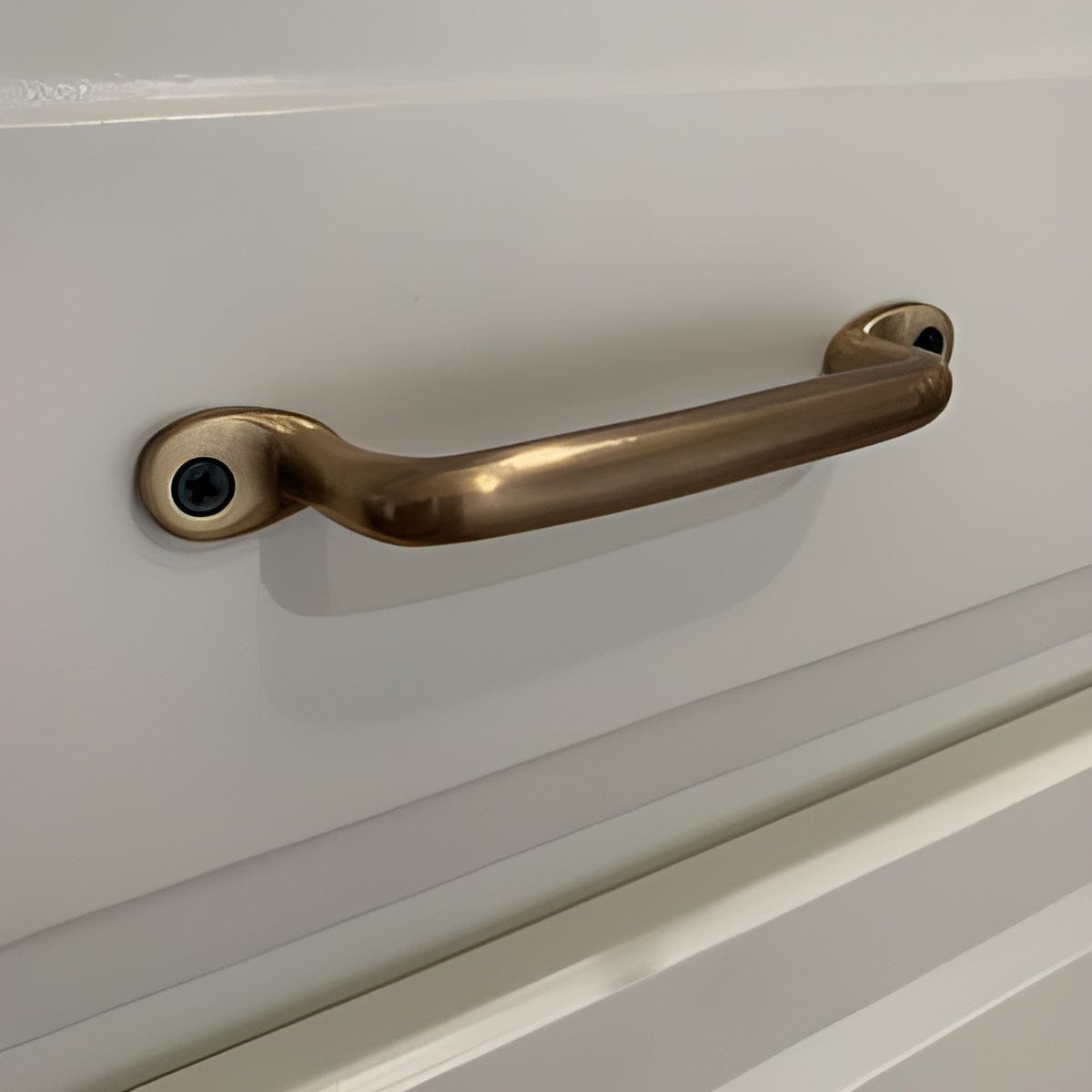 Customer photo review of Serene Cabinet Pulls - Antique Brass