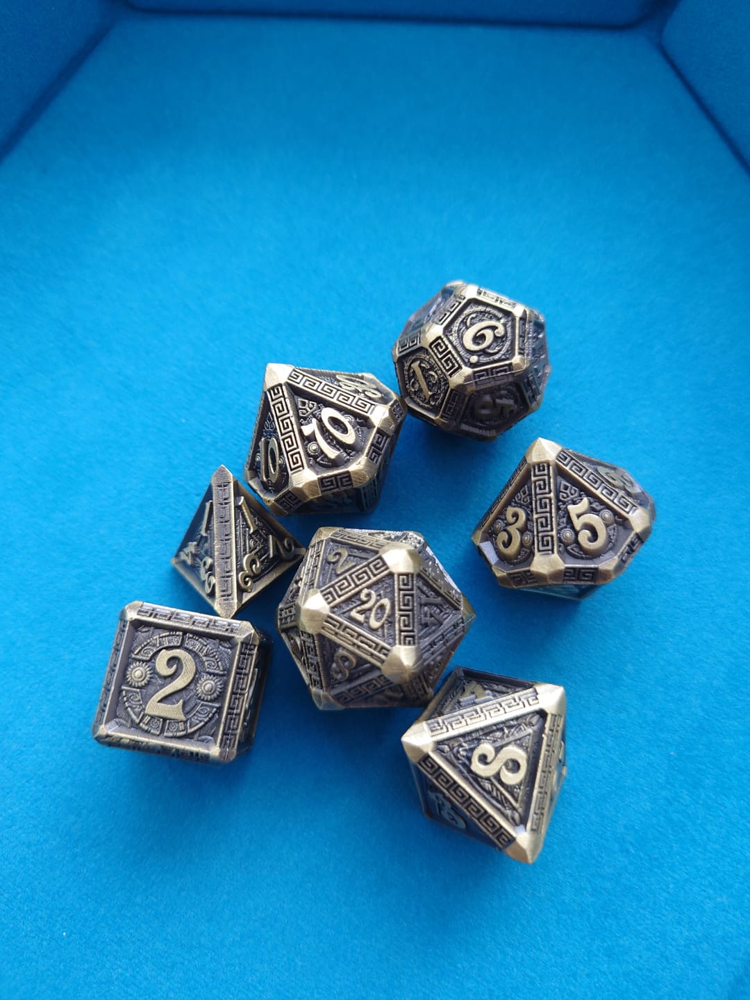 Customer photo review of Mystery Metal Dice Set Subscription