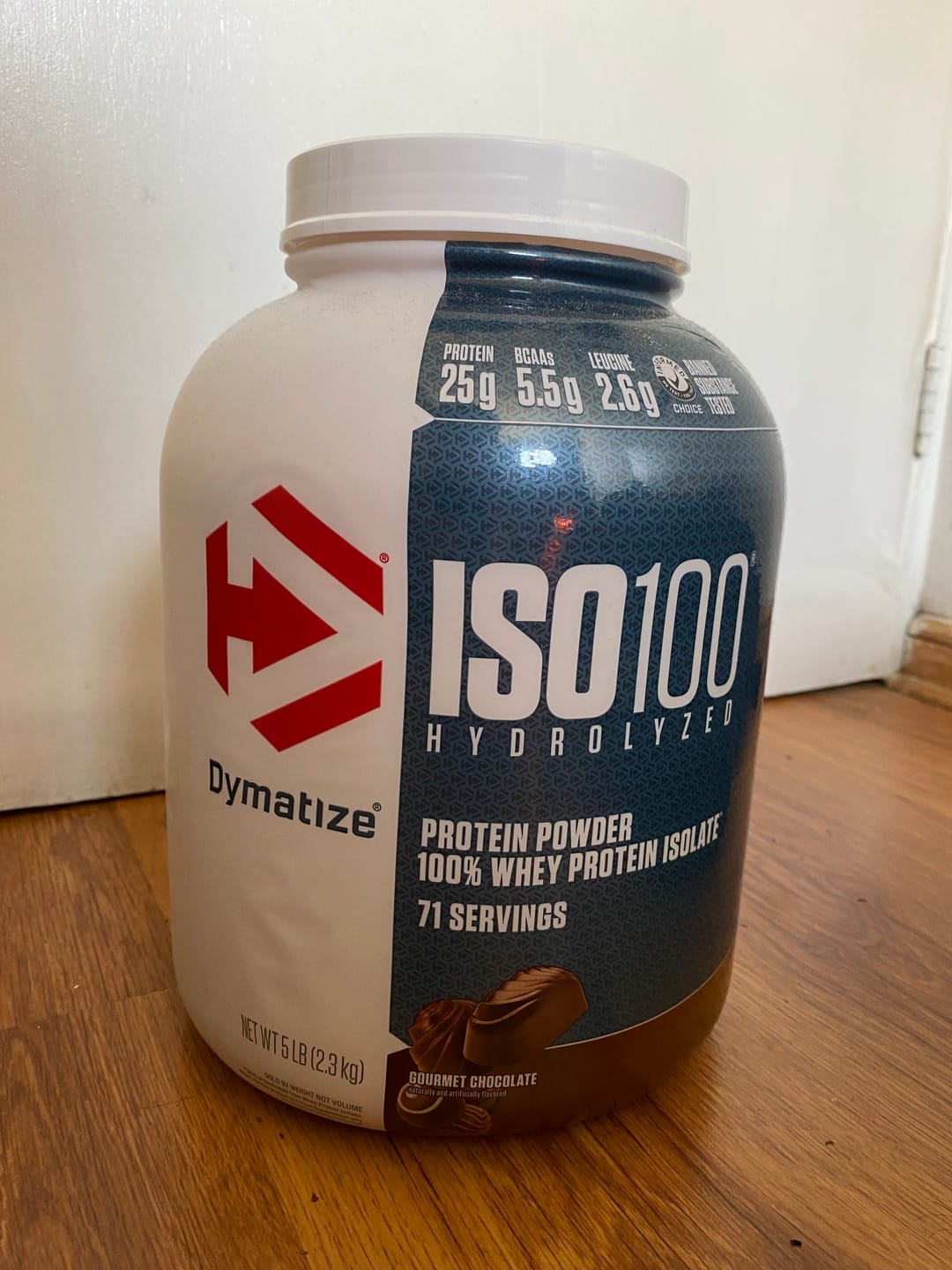 Customer photo review of Dymatize ISO100 Hydrolyzed Proteina Hidrolizada 5 Lb