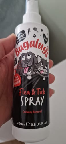 Customer photo review of Flea & Tick Spray with Neem Oil for Dogs & Cats