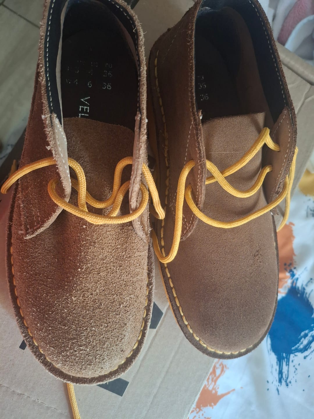 Customer photo review of Heritage Vilakazi (Yellow Sole)