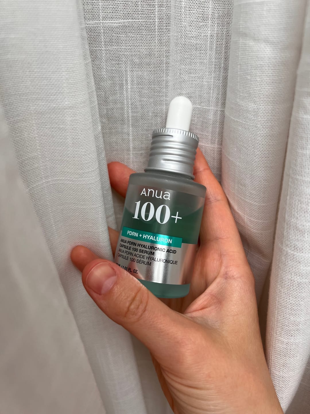 Customer photo review of Serums ar PDRN mirdzuma piešķiršanai ādai Anua PDRN Hyaluronic Acid Capsule 100 Serum