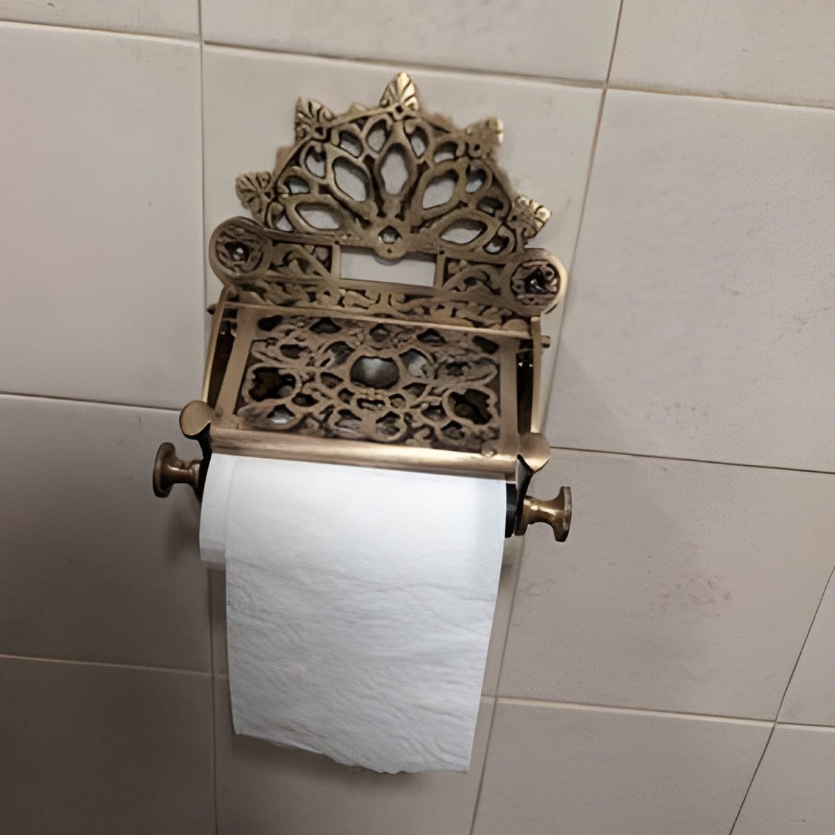 Customer photo review of Victorian Set - Antique Brass