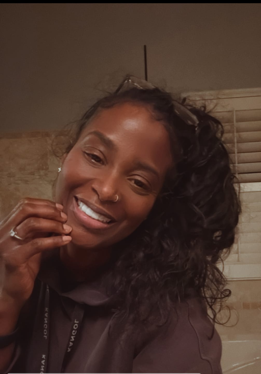 Customer photo review of Raw Indian Curly Bulk Hair