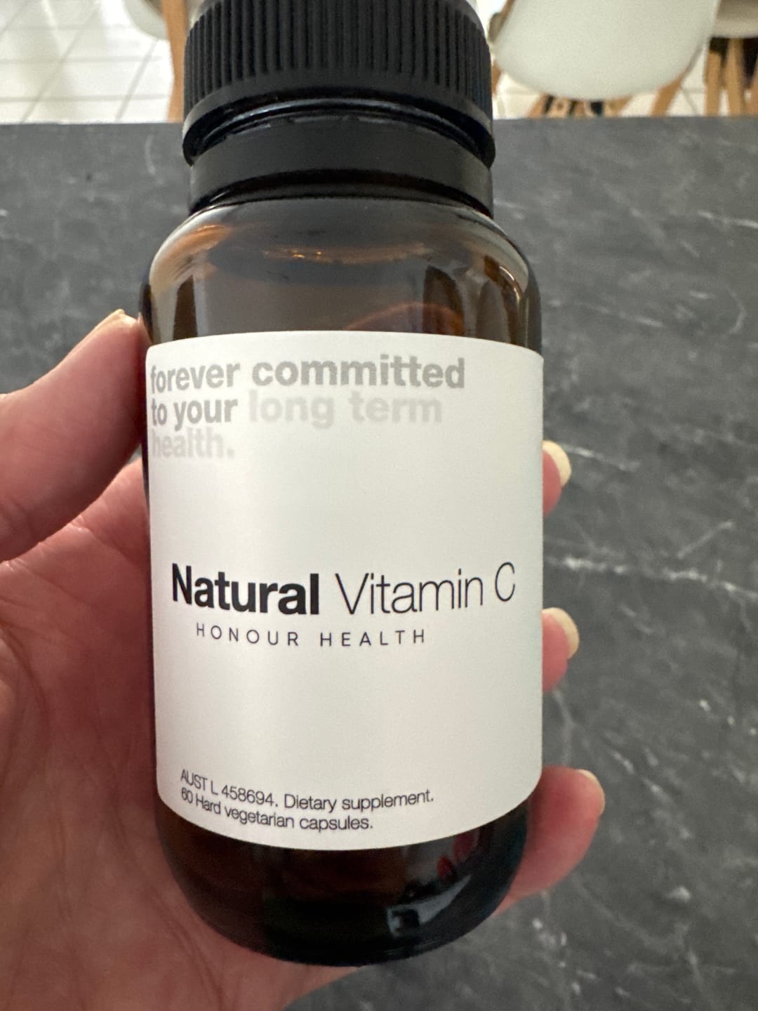 Customer photo review of Natural Vitamin C - 60 Capsules