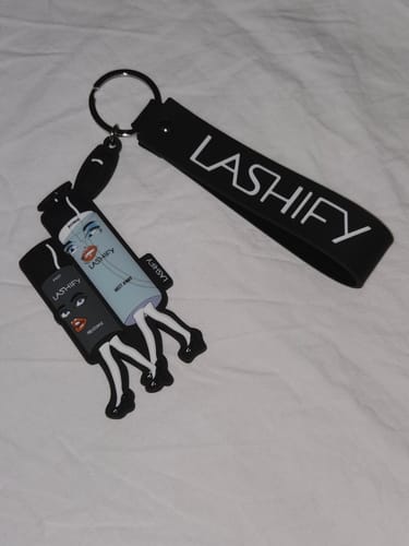 Customer photo review of LashiFriends Keychain