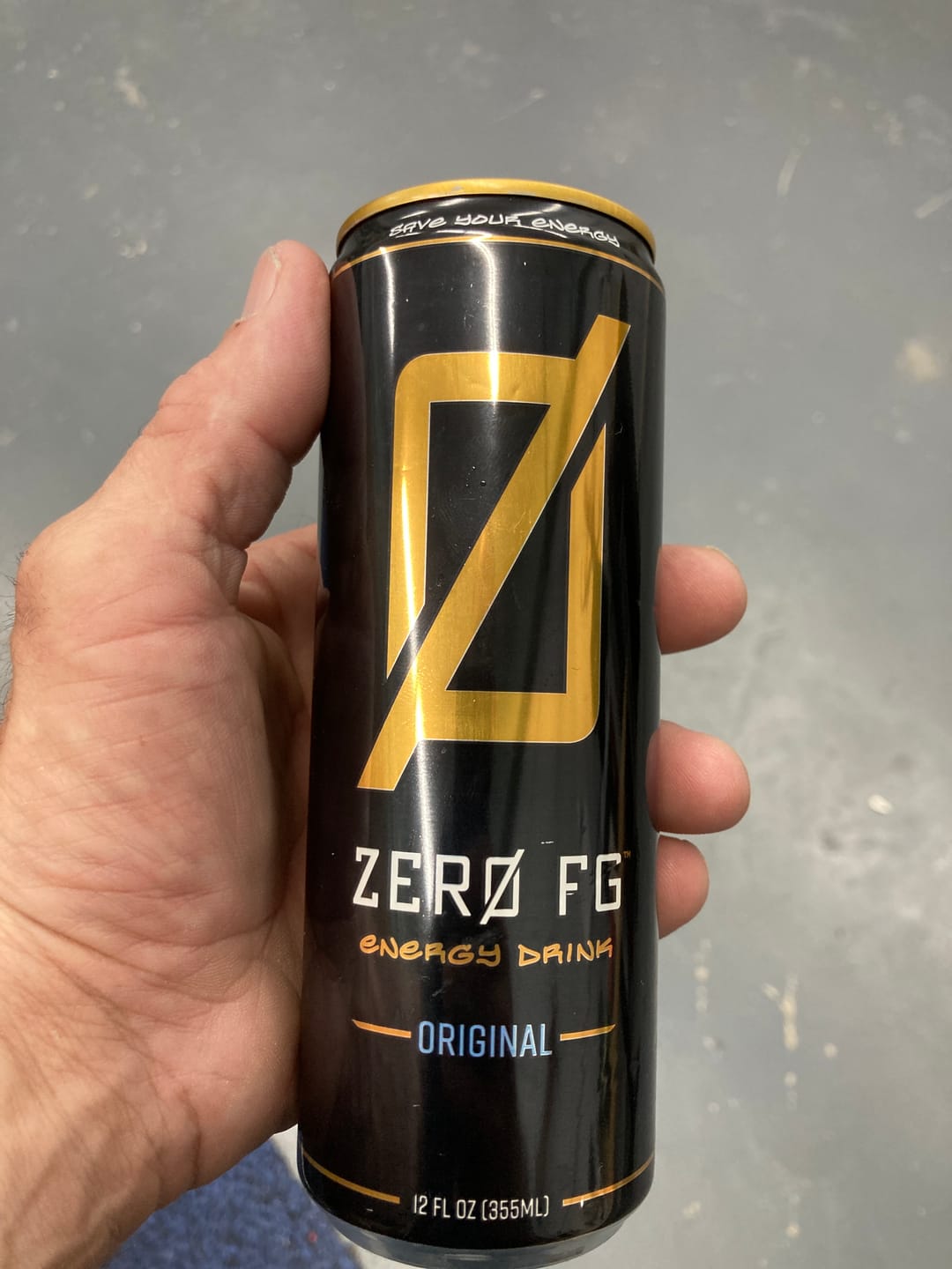 Customer photo review of ØFG Energy Drink - Original (12-Pack)
