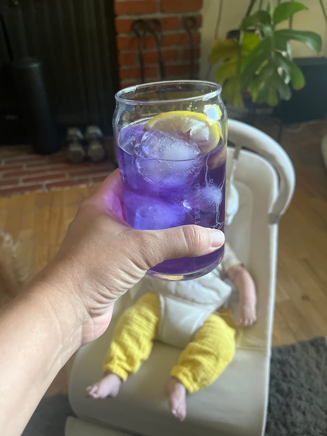 Customer photo review of Butterfly Pea & Lemon Electrolytes