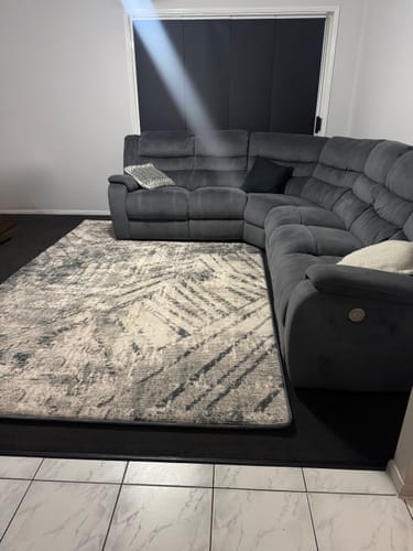 Customer photo review of The Mellow Mat v2® Designer Print | Storm Shadow (Soft Touch Sensory Tatami Rug) PR03