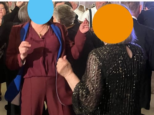 Marni L. review of Smoking Suit in Burgundy and Blue by Hebe Studio - RENTAL image 1 out of 3