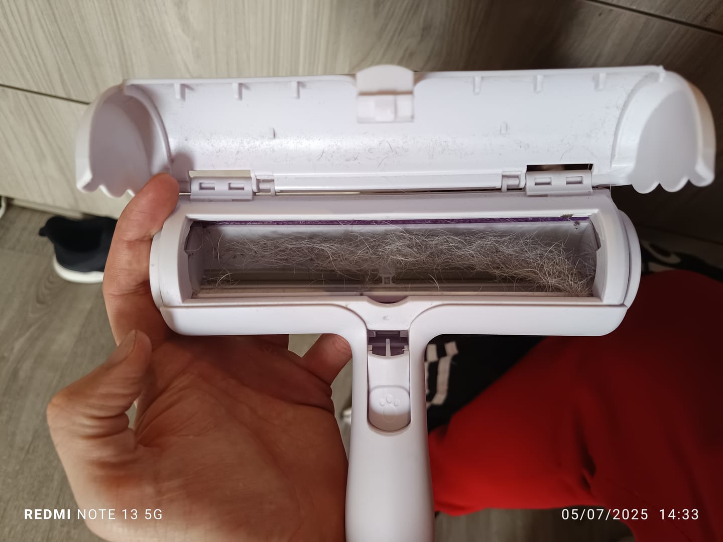 Customer photo review of THE DOGS Roller: Elimina pelos y pelusas