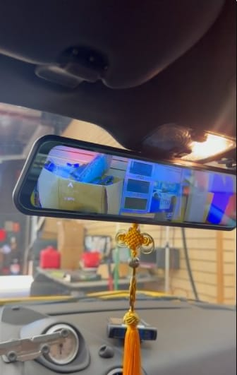 Customer photo review of M4 Mirror Dash Cam 3CH