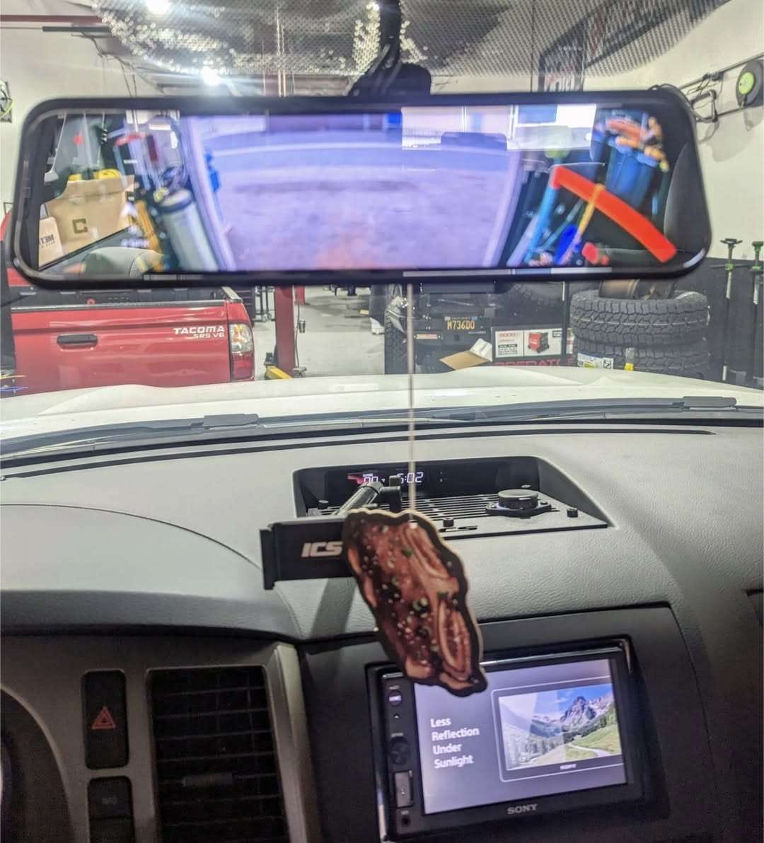 Customer photo review of M4 Mirror Dash Cam 2CH