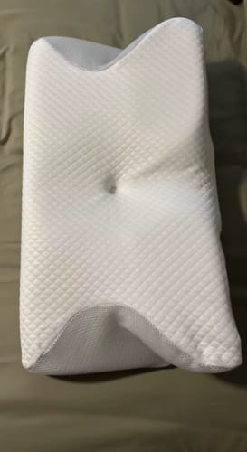 Customer photo review of The Pillow That Ends Neck Pain—While You Sleep