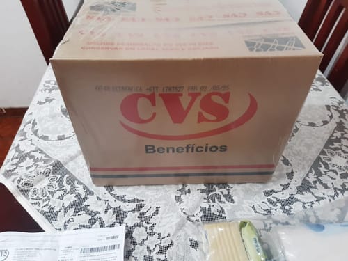 Customer photo review of Cesta Básica Econômica Kit