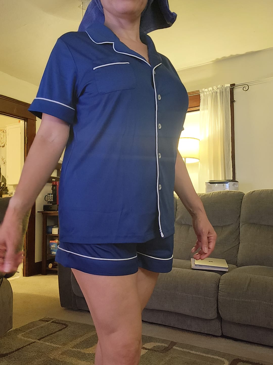 Customer photo review of Ladies Top and Shorts