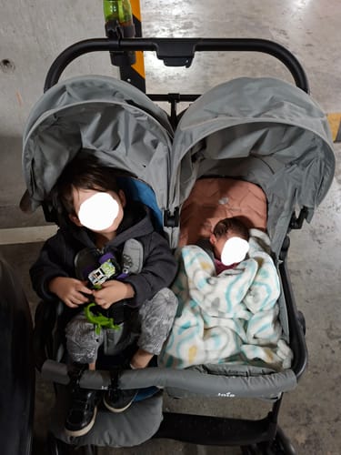 Customer photo review of Carriola Aire Twin