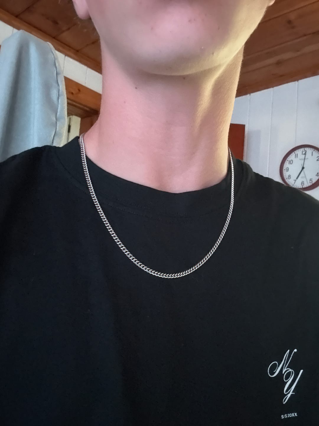 Customer photo review of 3.5mm Cuban Link Chain