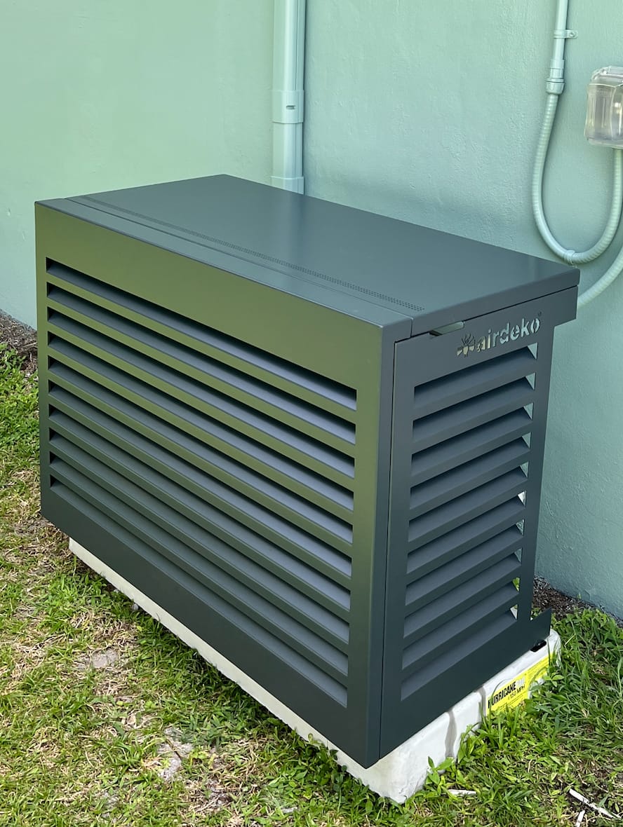 Customer photo review of Mini-Split AC Cover - Black