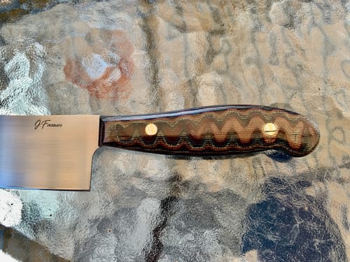 Customer photo review of 2 X 72 Inch Aluminum Oxide Metal Sanding Belts, 6 Pack