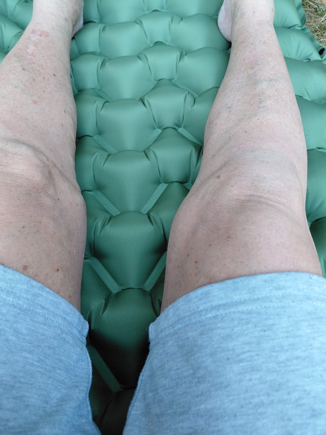 Customer photo review of Ultraleichte Isomatte – für Winterabenteuer mit Komfort für kalte Nächte