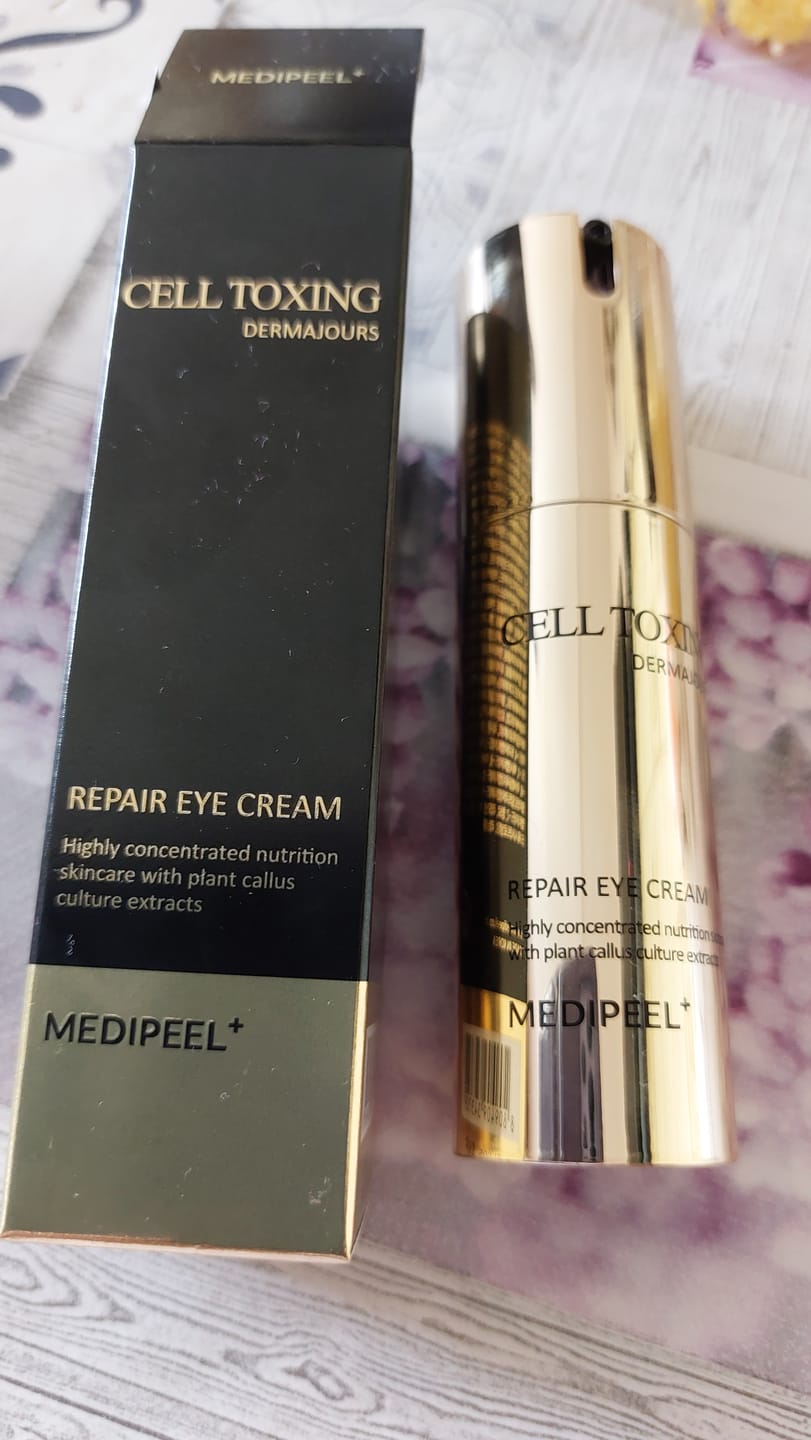 Customer photo review of Nostiprinošs acu krēms ar cilmes šūnām Medi-Peel Cell Toxing Dermajours Repair Eye Cream