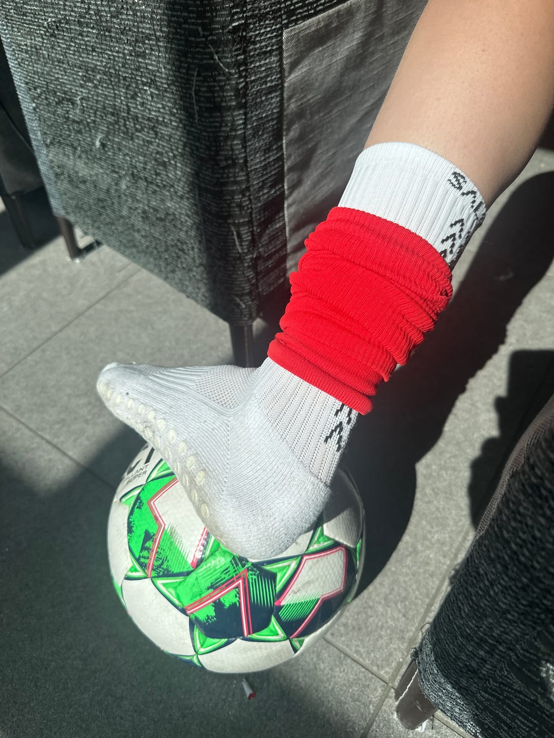 Customer photo review of SALVE Grip-sukat 1.0, valkoinen
