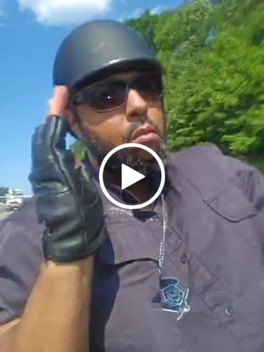 Customer video review of New- Polo Switchback DOT Reversible Helmet Flat & Gloss Black
