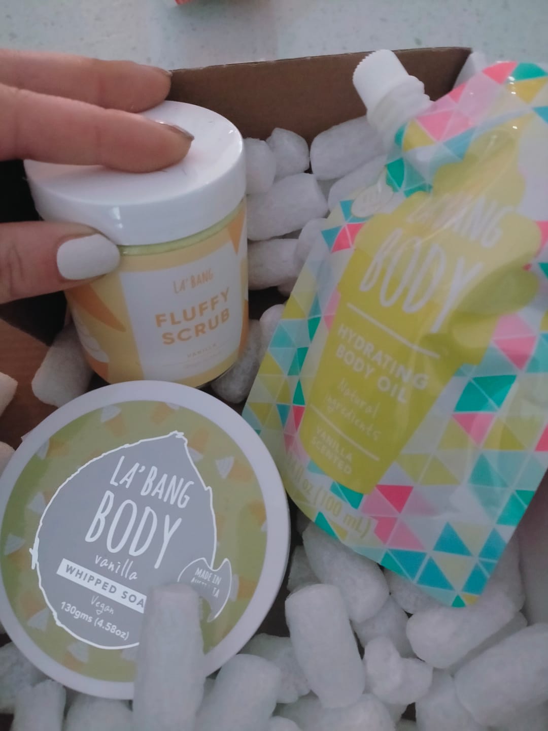 Customer photo review of Vanilla - Skin Care - Bundle
