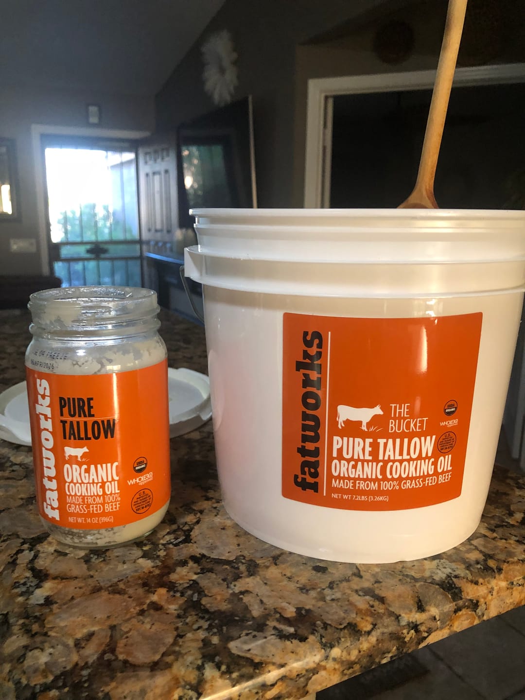 Customer photo review of 1 Gallon Organic Grass-Fed Beef Tallow