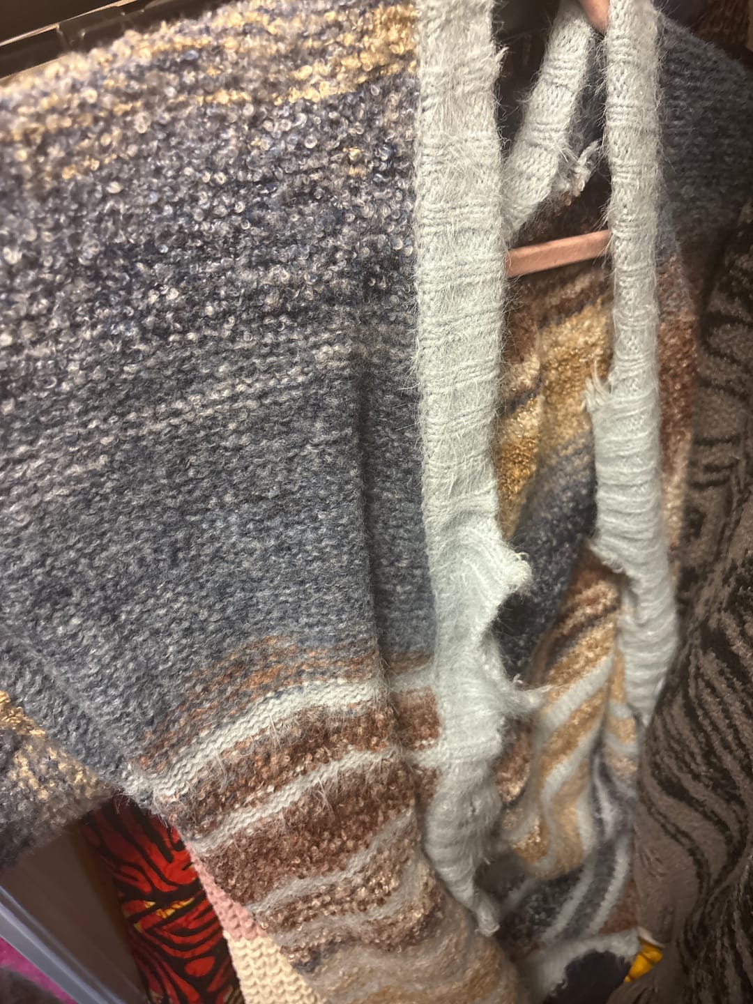 Customer photo review of Aelfric Eden Fringe Stripe Cardigan