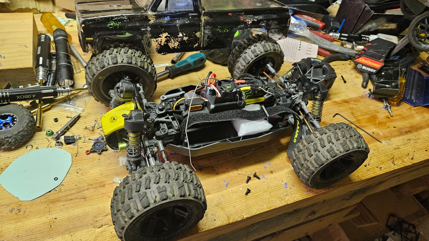 Customer photo review of S2 Alloy Steel CVD for RC Car ROG1 and X12S