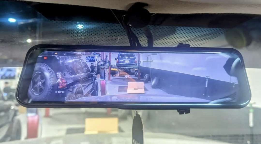 Customer photo review of M4 Mirror Dash Cam 2CH