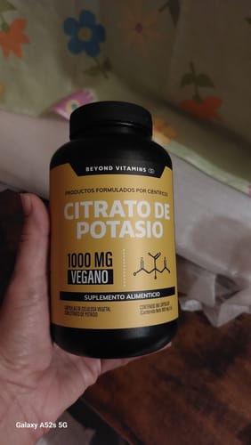 Customer photo review of Citrato de potasio 180 caps