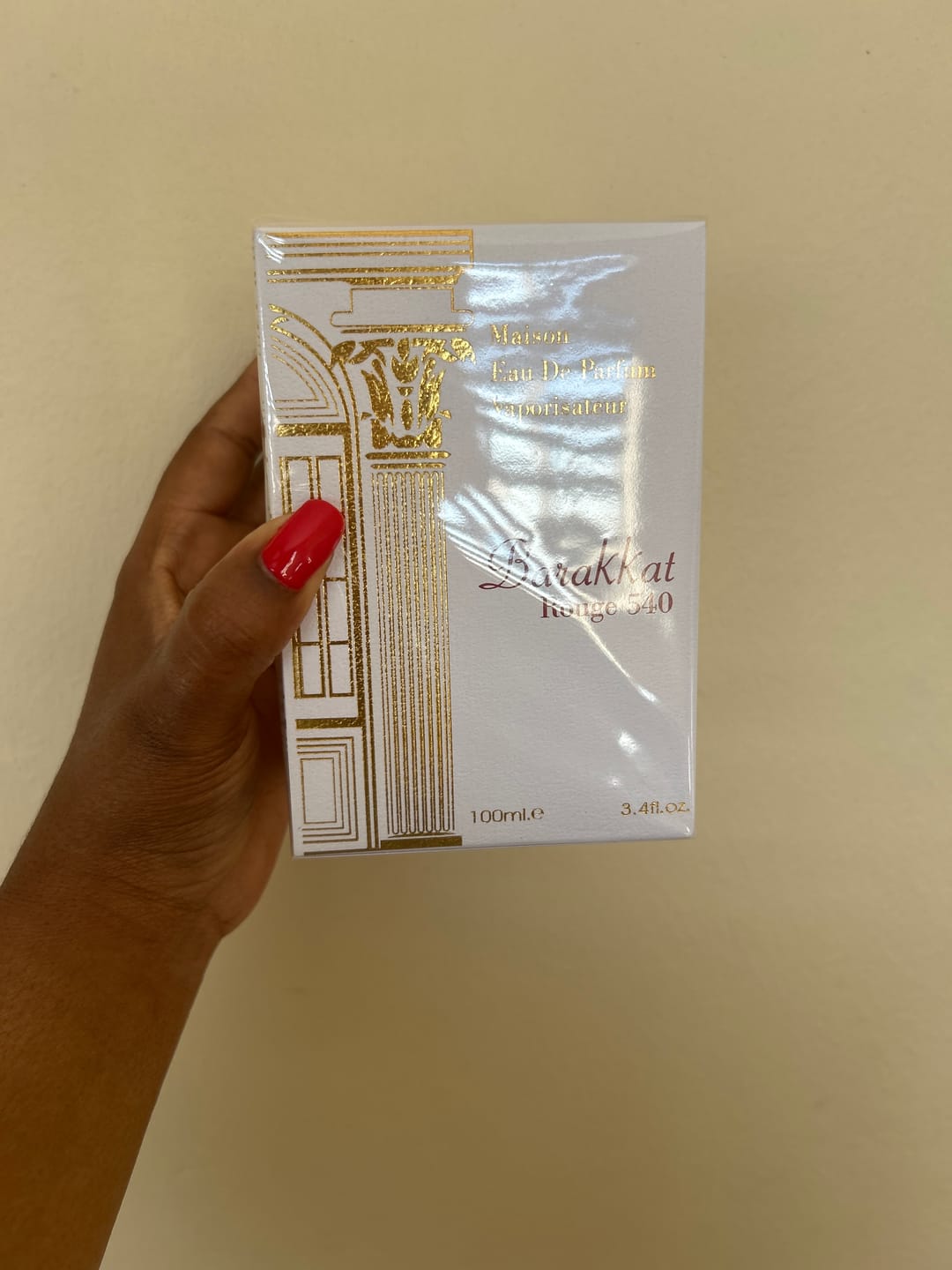 Customer photo review of Barakkat Rouge 540 EDP 100ml
