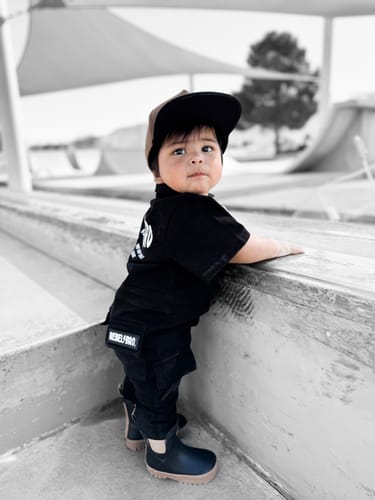 Customer photo review of Jogger Jumpsuit in Black