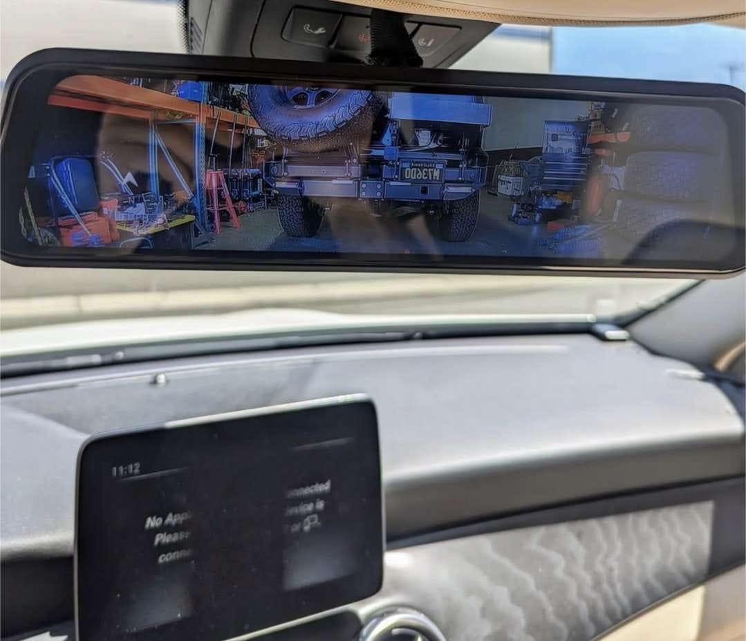 Customer photo review of M4 Mirror Dash Cam 2CH