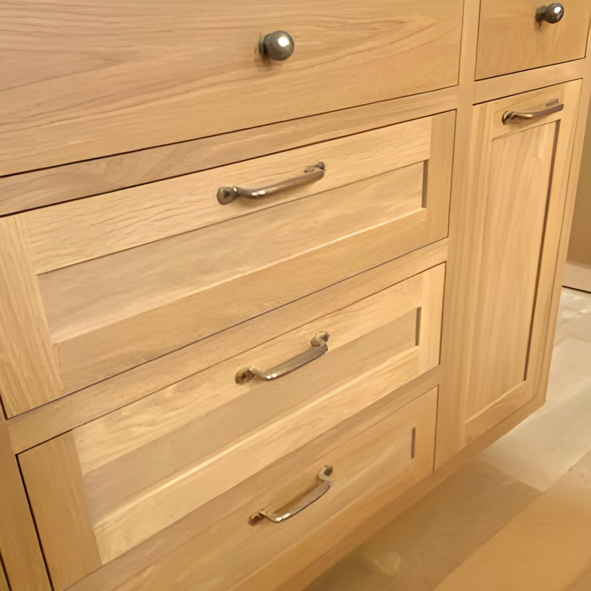 Customer photo review of Serene Cabinet Pulls - Antique Brass