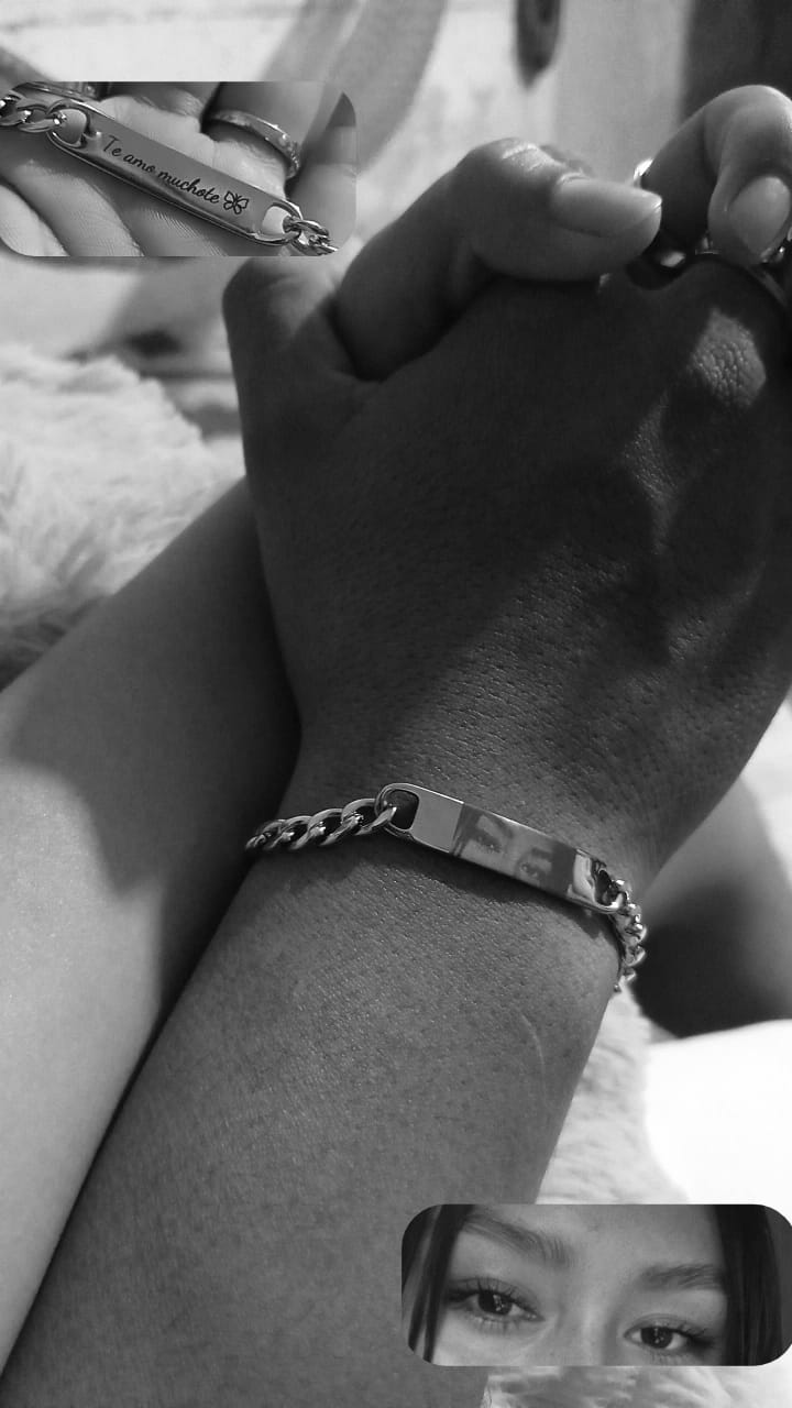 Customer photo review of Pulsera Eslabones Personalizada