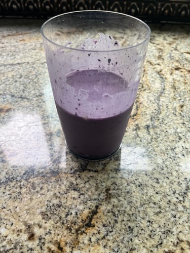 Customer photo review of Whey Protein Isolate with Organic Vanilla