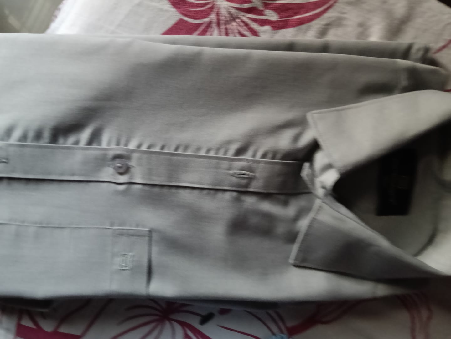 Customer photo review of Super Soft -Squirrel Gray Formal Shirts for Men | Ariser