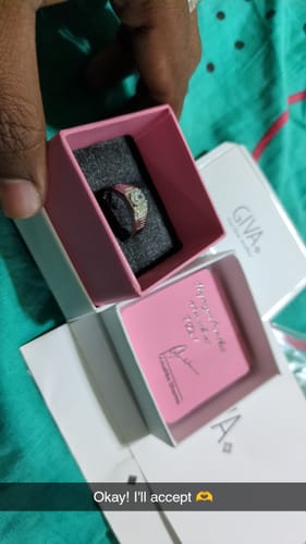 Customer photo review of Silver Classic Stud Ring For Him