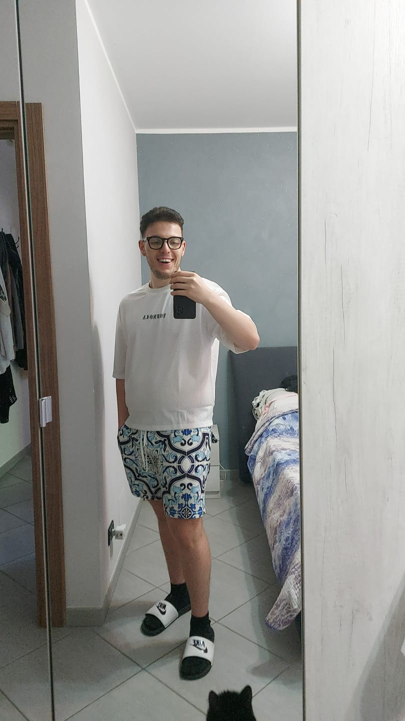 Customer photo review of 1003 - Mosaic Swim Shorts