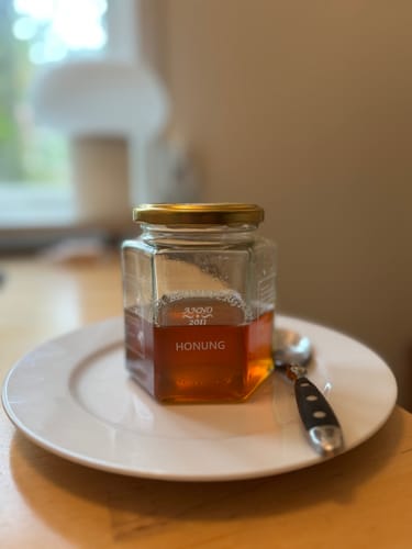 Customer photo review of 2 kg flytande honung + 250g honung med nougat för 579kr ink. fri frakt!