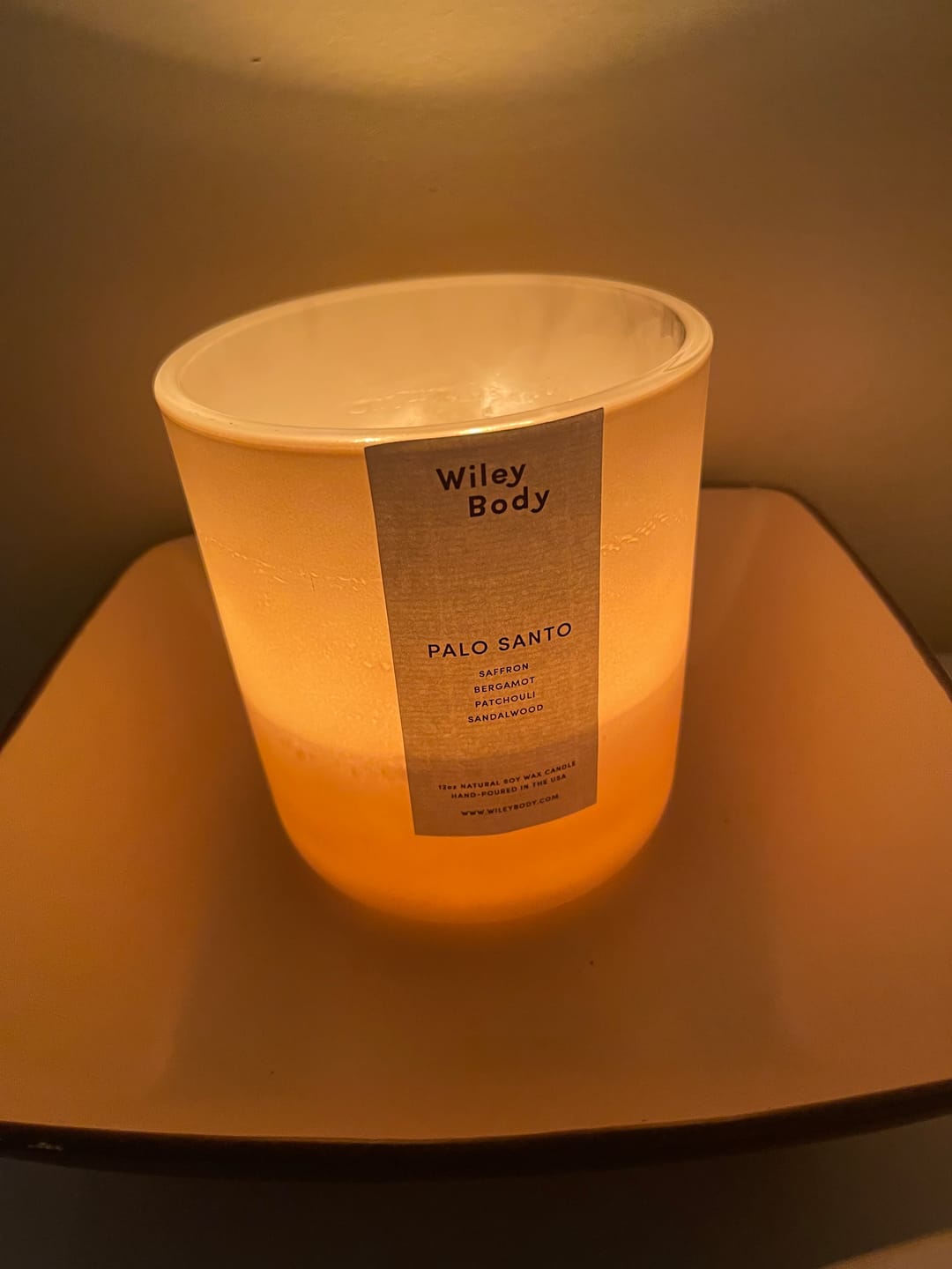 Customer photo review of The Candle - Palo Santo