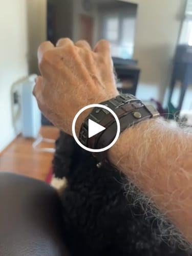 Customer video review of 'For The Fallen' Arlington Magnetic Bracelet: Helps Pair Veterans With A Service Dog Or Shelter Dog