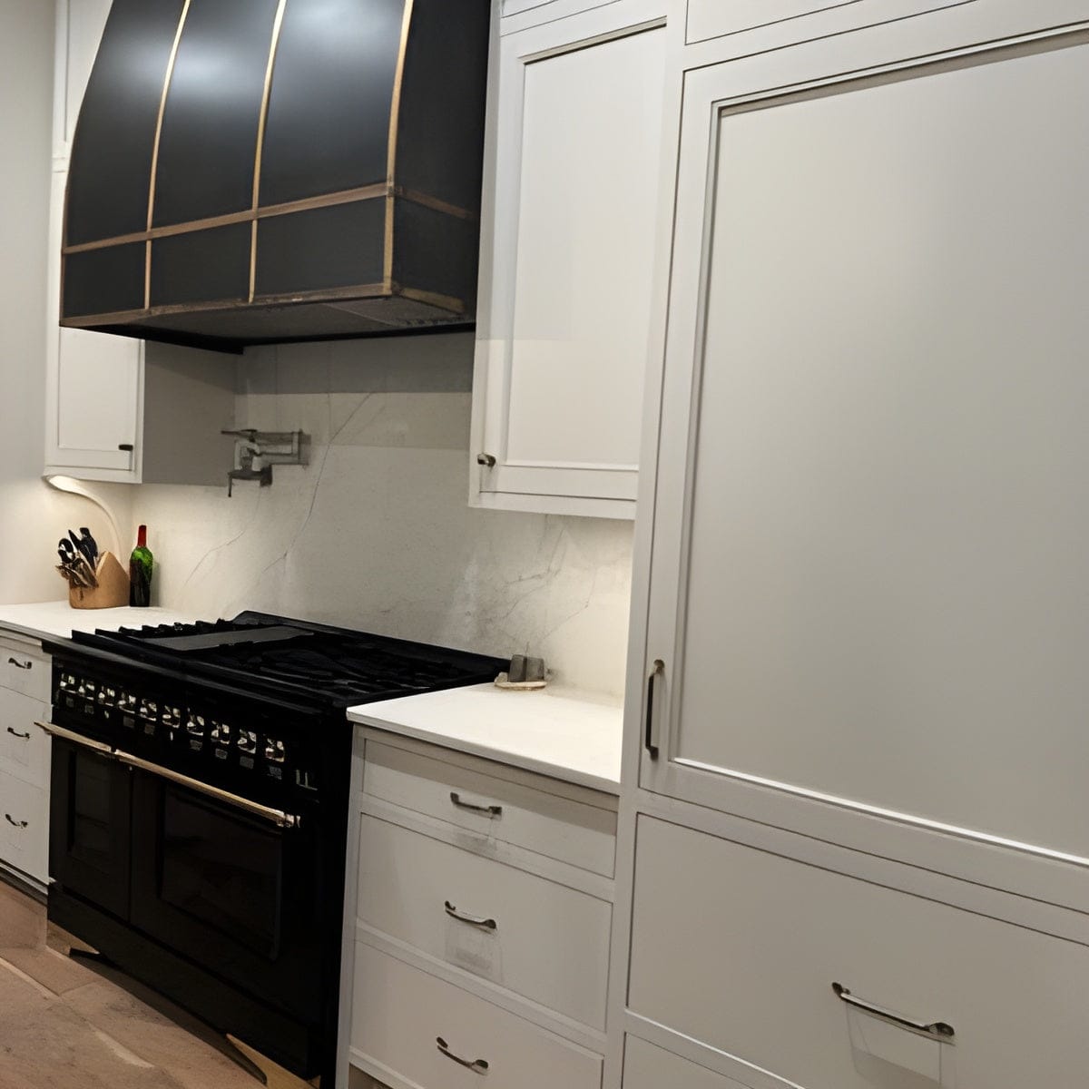 Customer photo review of Serene Cabinet Pulls - Antique Brass