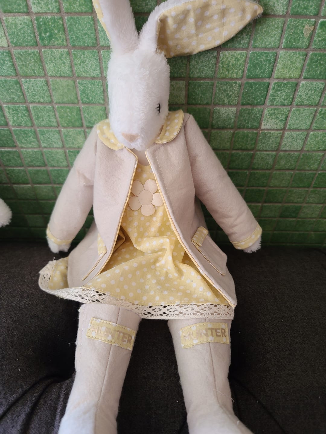 Customer photo review of Plain Cuddle Fleece Fabric