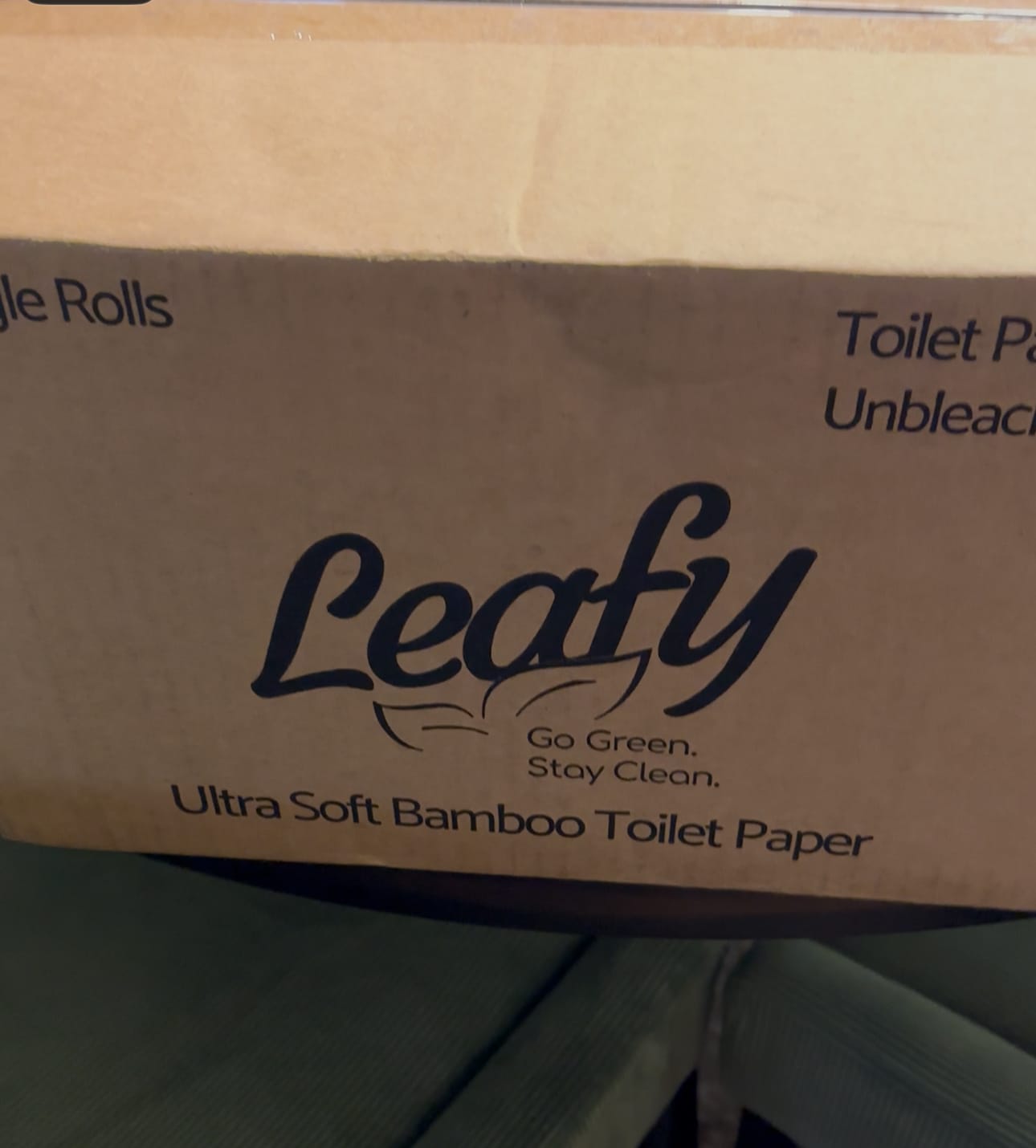 Customer photo review of Essential Toilet Paper 12 Single Roll Box