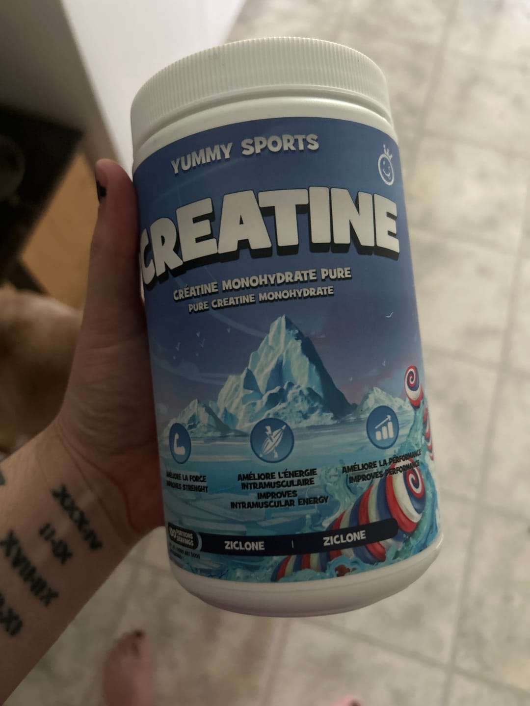 Customer photo review of Yummy Sports - Créatine - 500g